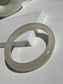Natural Agate Bangle Ivory Glow