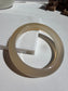 Natural Agate Bangle Golden Amber Radiance