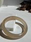 Natural Agate Bangle Golden Amber Radiance