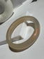 Natural Agate Bangle Golden Amber Radiance