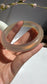 Natural Agate Bangle Golden Amber Radiance