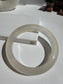 Natural Agate Bangle Soft Pearl Glow