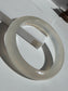 Natural Agate Bangle Soft Pearl Glow