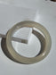 Natural Agate Bangle Warm Ivory Elegance