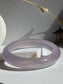 Natural Agate Bangle Lavender Serenity