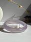 Natural Agate Bangle Lavender Serenity