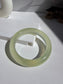 Natural Serpentine Bangle Soft Green Elegance