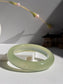Natural Serpentine Bangle Soft Green Elegance