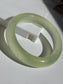 Natural Serpentine Bangle Soft Green Elegance