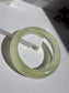 Natural Serpentine Bangle Soft Green Elegance