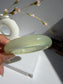 Natural Serpentine Bangle Soft Green Elegance