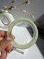 Natural Serpentine Bangle Soft Green Elegance