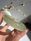 Natural Serpentine Bangle Soft Green Elegance