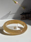 Natural Agate Bangle Golden Amber Glow
