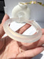 Natural Agate Bangle – Moonlit Silk