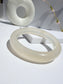 Natural Agate Bangle – Moonlit Silk