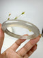 Natural Agate Bangle – Mist Veil