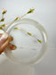 Natural Agate Bangle – Moonlit Silk
