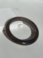 Natural Agate Bangle – Smoky Ember