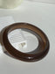 Natural Agate Bangle – Honey Dusk
