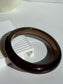 Natural Agate Bangle – Honey Dusk
