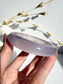 Natural Agate Bangle – Lavender Veil