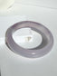Natural Agate Bangle – Lavender Veil