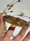 Natural Agate Bangle – Amber Dusk
