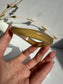 Natural Agate Bangle – Golden Drift