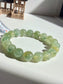 Natural Grade A Jadeite Jade Bracelet – Icy Green Floating Flower Jade