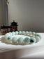 Natural Blue Floating Flower Grade A Burmese Jadeite Jade Bracelet