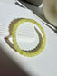 Natural Nephrite Jade Bracelet – Soft Lemon Yellow Jade