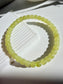 Natural Nephrite Jade Bracelet – Soft Lemon Yellow Jade
