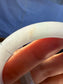 Pure White Certified Natural Grade A Myanmar Jadeite Jade Bangle