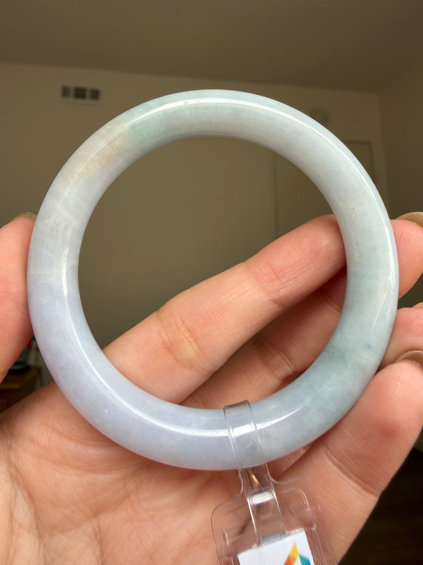 Tricolor Certified Natural Type A Myanmar Jadeite Jade Bangle