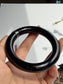 Certified Natural Type A Myanmar Black Jadeite Jade Bangle
