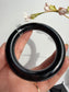 Certified Natural Type A Myanmar Black Jadeite Jade Bangle