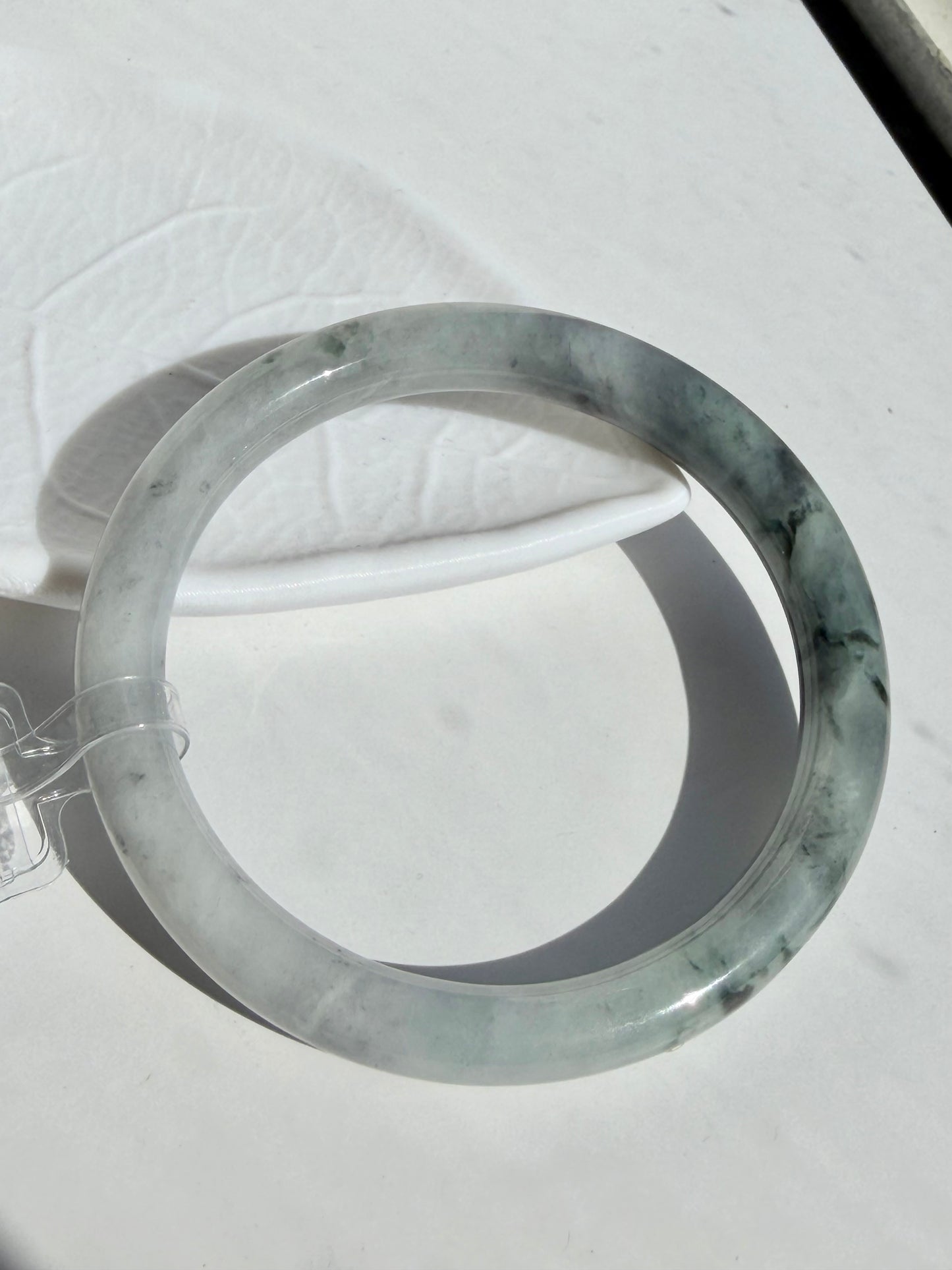 Black (Wuji) Certified Natural Type A Myanmar Jadeite Jade Bangle