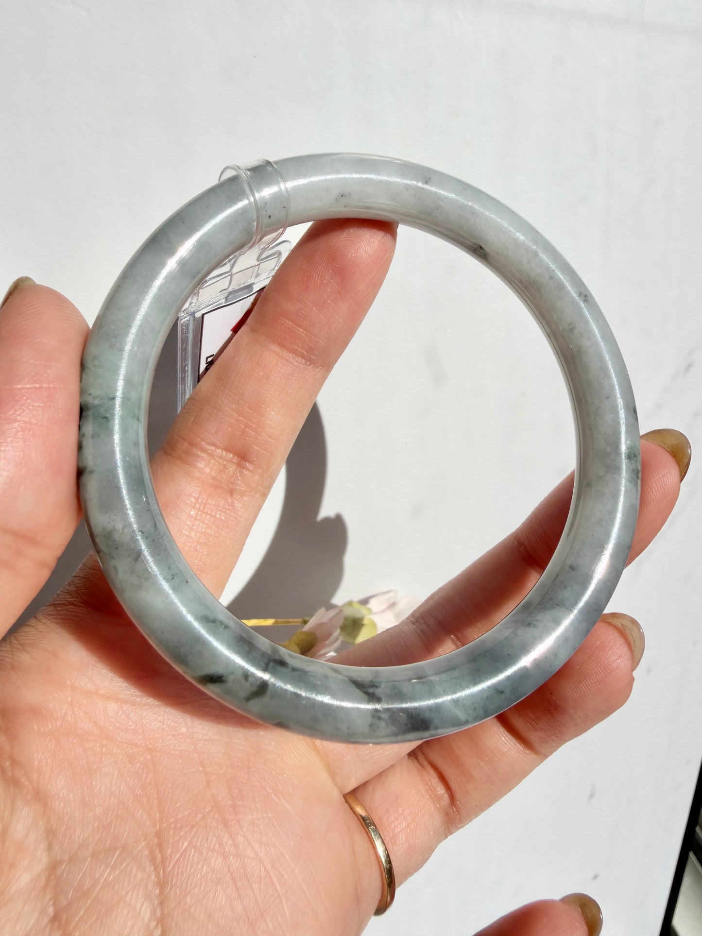 Black (Wuji) Certified Natural Type A Myanmar Jadeite Jade Bangle
