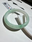 Apple Green Certified Natural Type A Myanmar Jadeite Jade Bangle