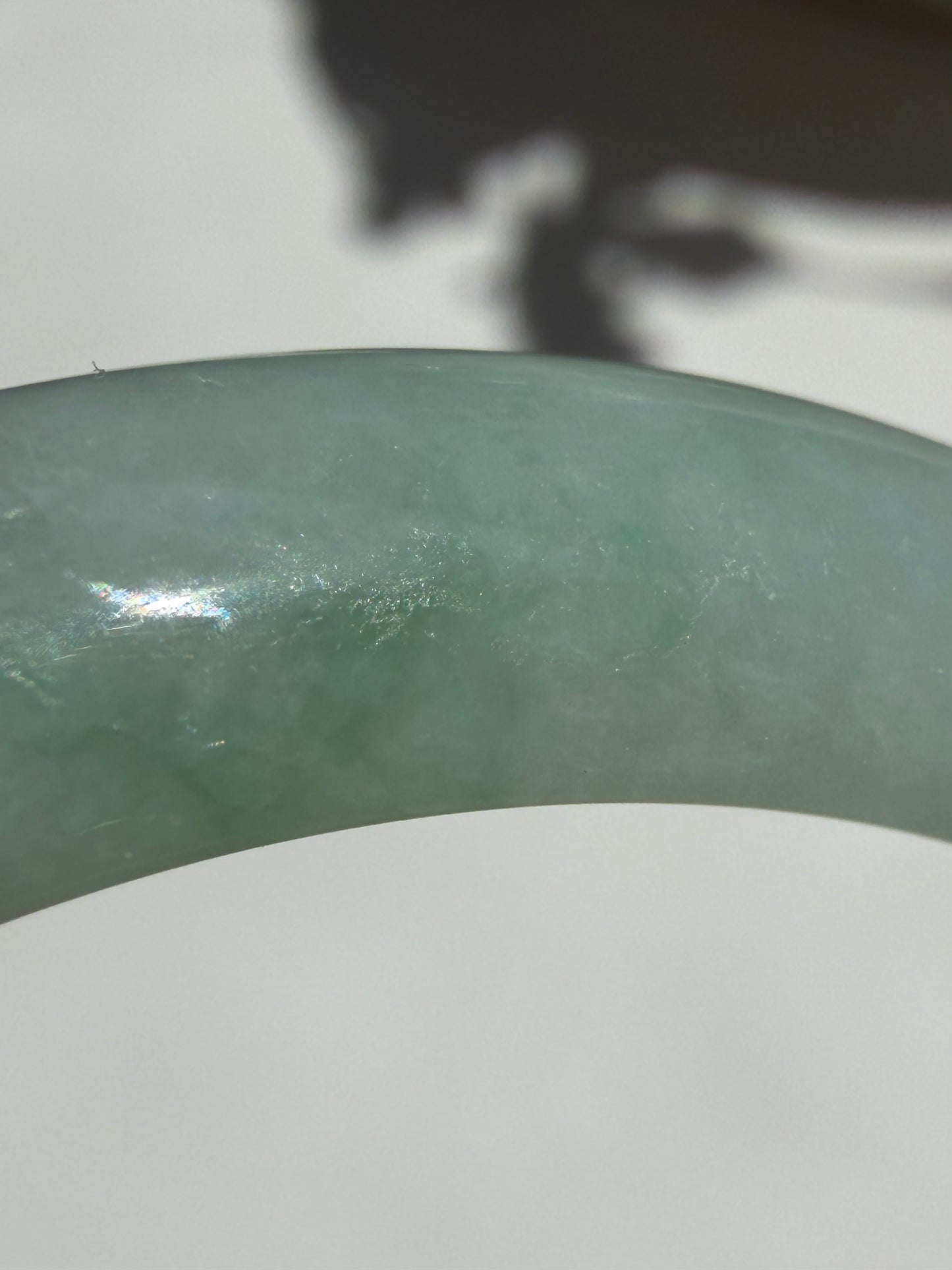 Apple Green Certified Natural Type A Myanmar Jadeite Jade Bangle