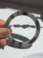 Ink Wash Certfied Natural Type A Hetian Nephrite Jade Bangle