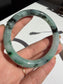 Serinity Ink Wash Certified Natural Type A Fei Cui (Myanmar Jadeite) Jade Bangle
