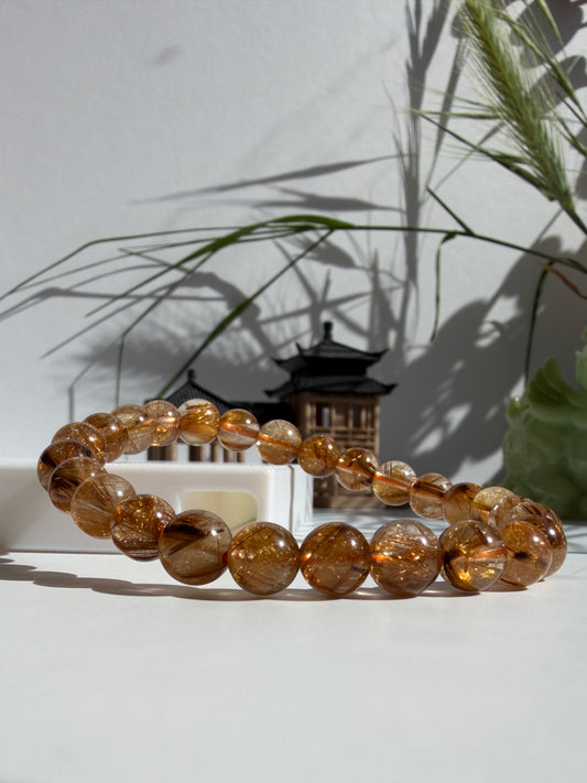 Brown Rutilated Quartz - Thạch Anh Tóc Nâu