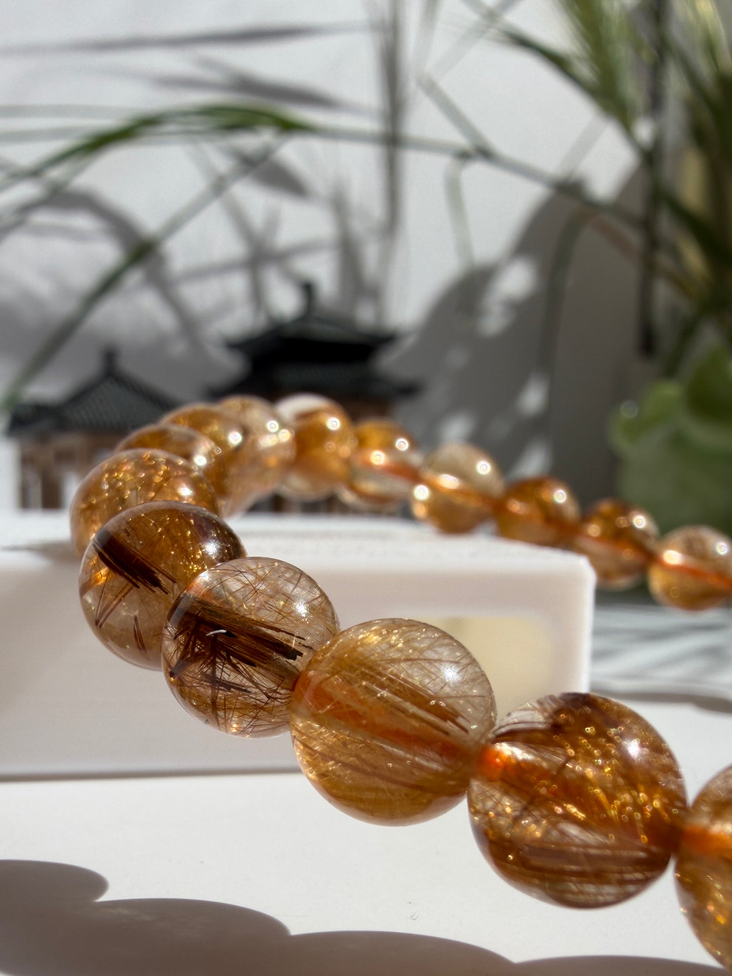 Brown Rutilated Quartz - Thạch Anh Tóc Nâu