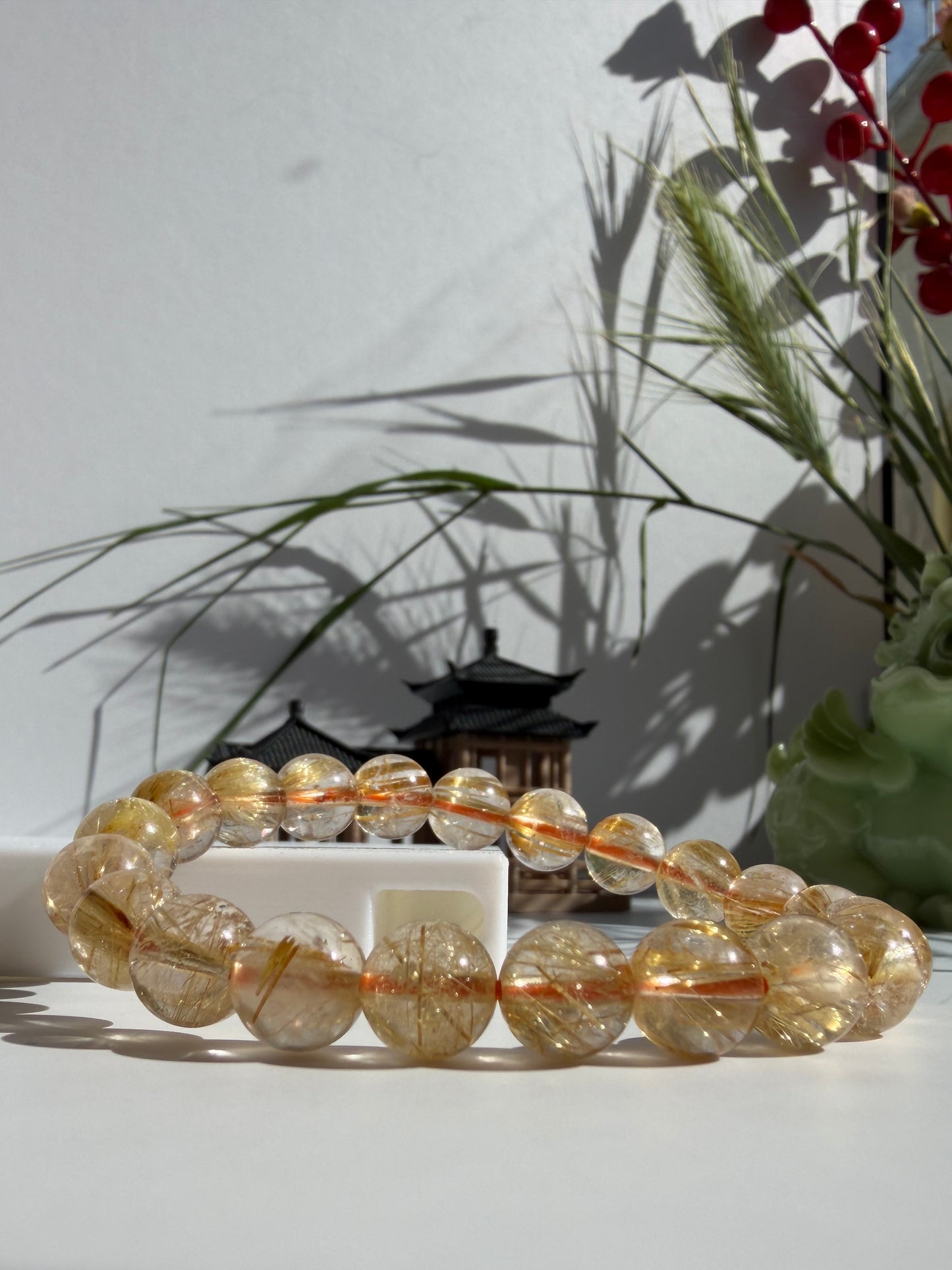 Gold Rutilated Quartz - Thạch Anh Tóc Vàng