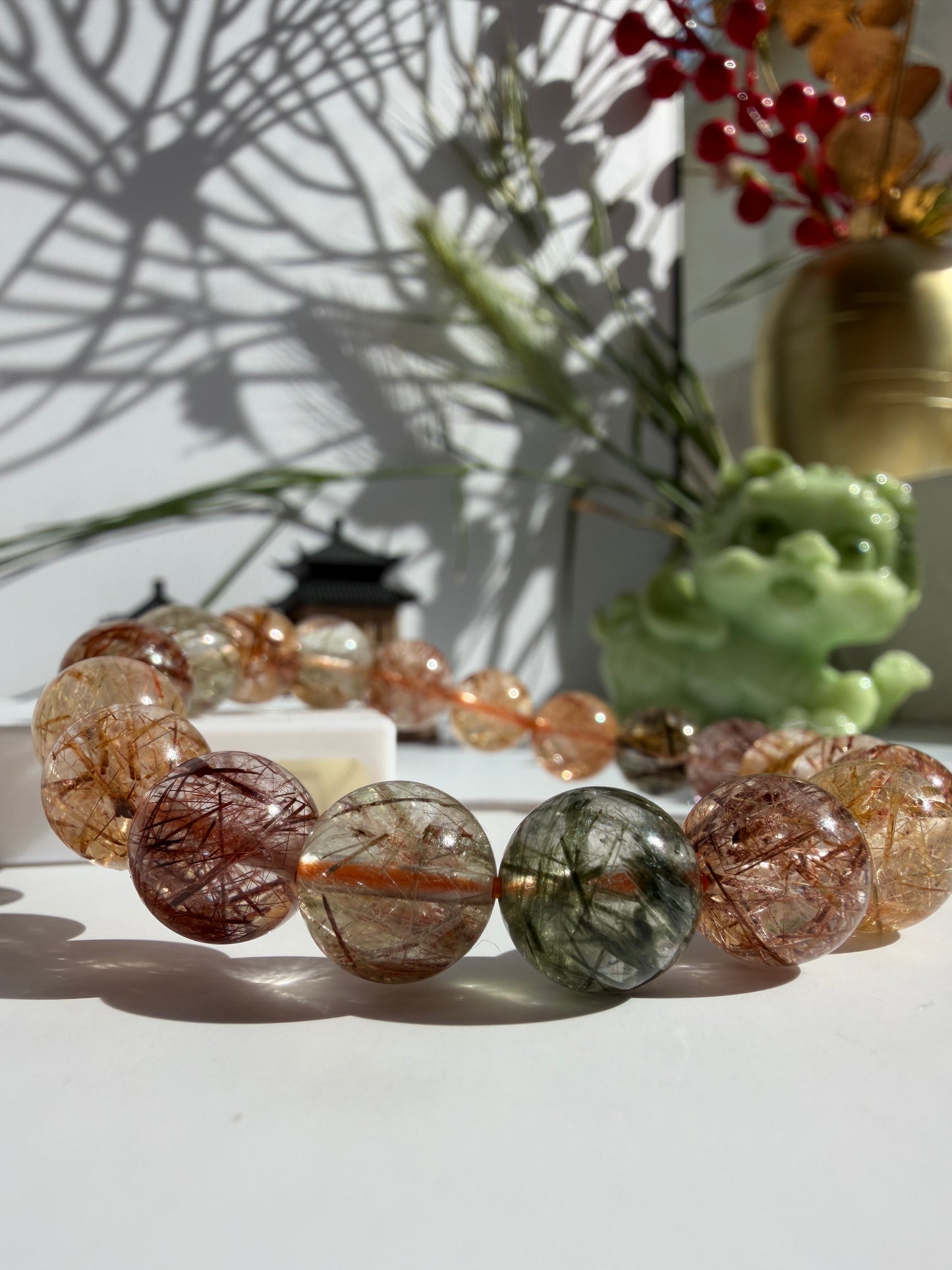 Multi Color Rutilated Quartz - Thạch Anh Tóc Đa Bảo
