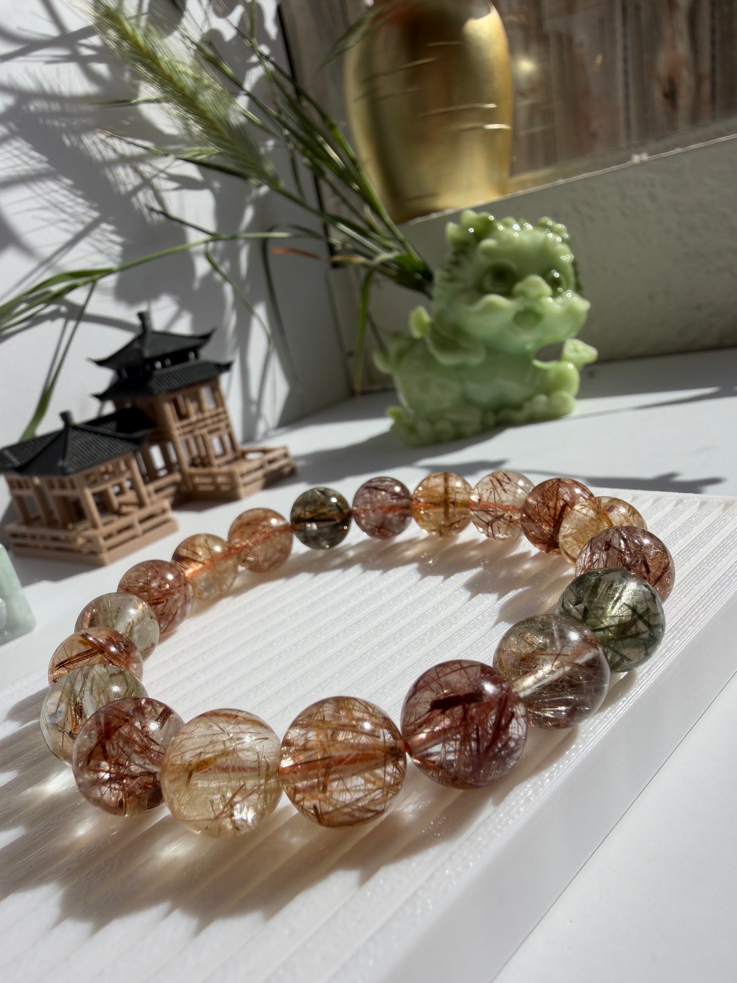 Multi Color Rutilated Quartz - Thạch Anh Tóc Đa Bảo