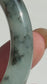 Serinity Ink Wash Certified Natural Type A Fei Cui (Myanmar Jadeite) Jade Bangle