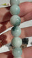Natural Blue Floating Flower Grade A Burmese Jadeite Jade Bracelet